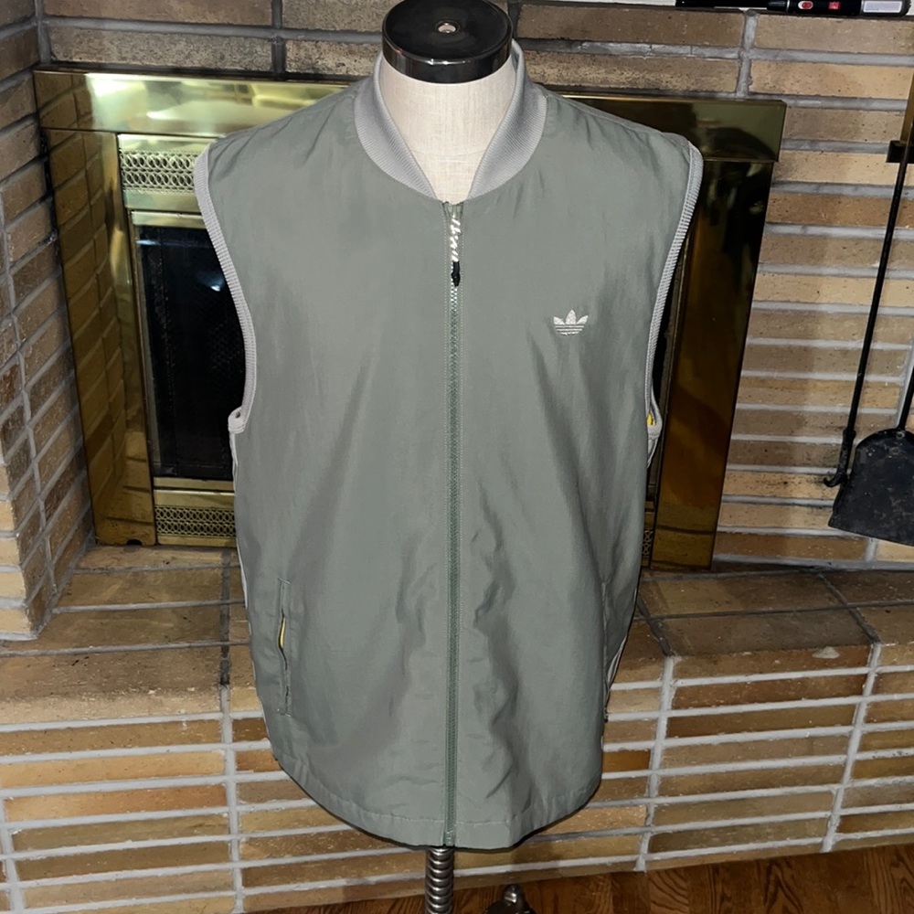 Men’s Adidas Originals Green Casual Vest Size XL